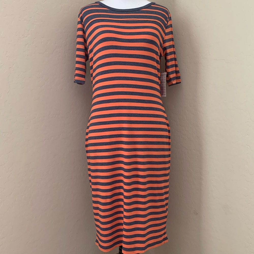 LuLaRoe Striped Julia Dress